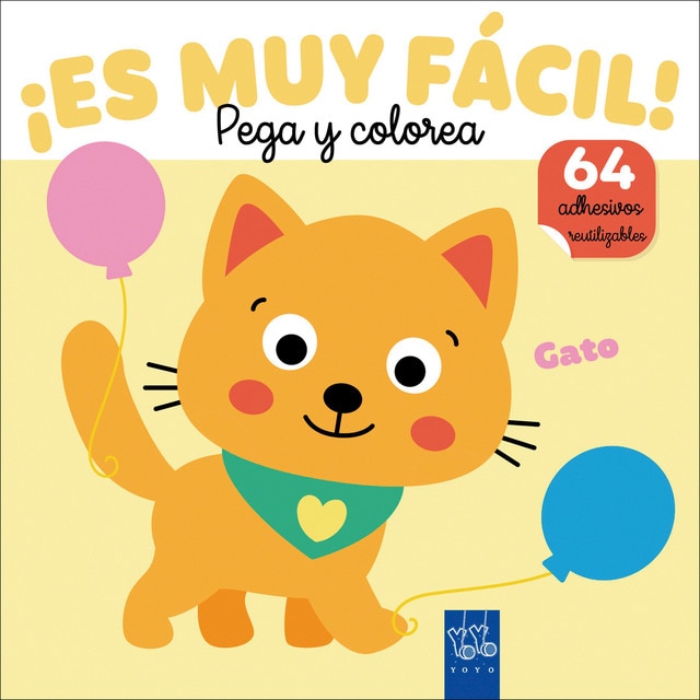 Imagem 0 de ¡Es muy fácil! Pega y colorea. Gato (Capa mole)