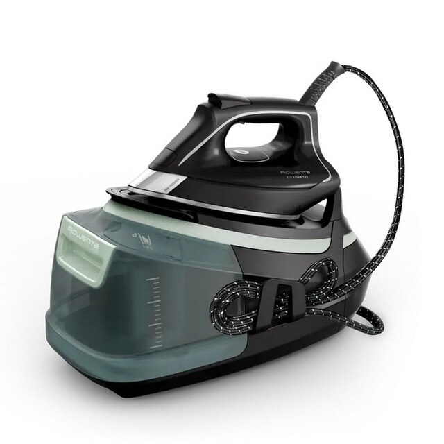 Imagem 0 de Ferro de Engomar com Caldeira Rowenta DG9621F0 Eco Steam Pro, Pressão 7.8 bar e Jato Vapor 500 g/min - Preto e Verde