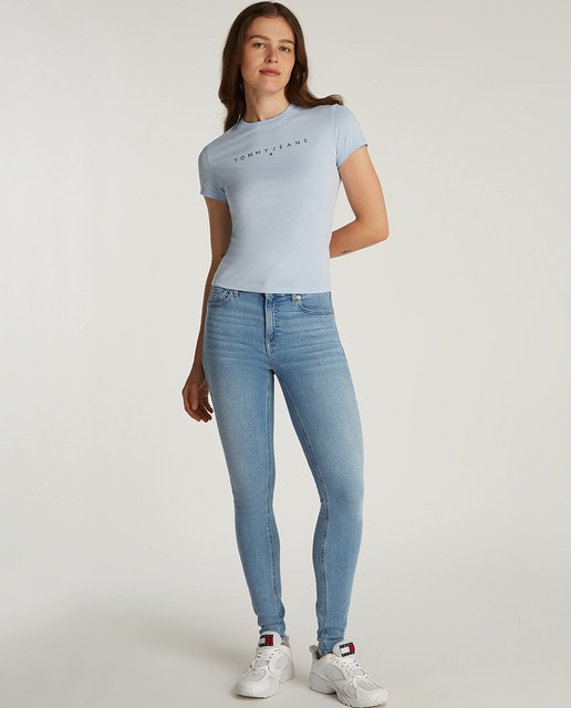 Imagen 0 de Vaquero de mujer skinny fit de tiro medio