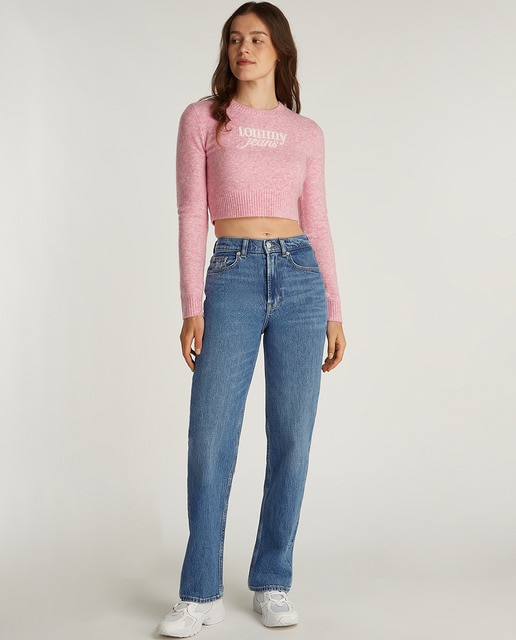 Imagen 0 de Vaquero de mujer straight fit de tiro alto