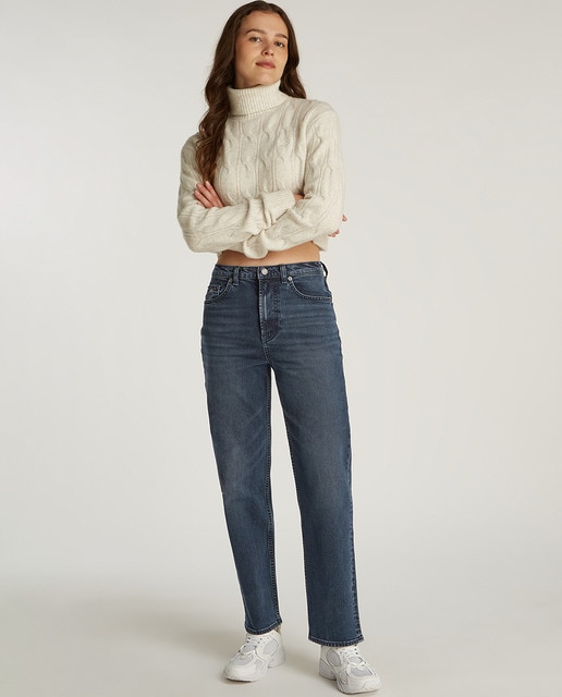 Imagen 0 de Vaquero de mujer slim fit de tiro alto