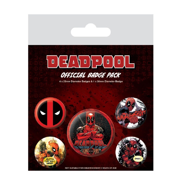 Imagem 0 de Chapas set Deadpool Marvel Pyramid