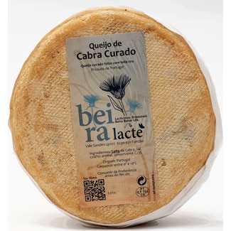 Queijo de Cabra Curado Peso Aproximado por unidade 700 g - Beiralacte