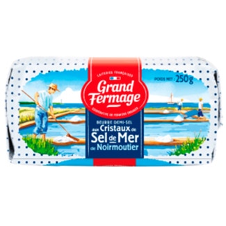 Manteiga com Sal do Mar embalagem 250 g - Grand Fermage