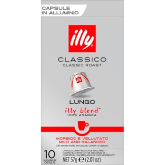 Café Expresso Longo embalagem 10 unidades - Illy