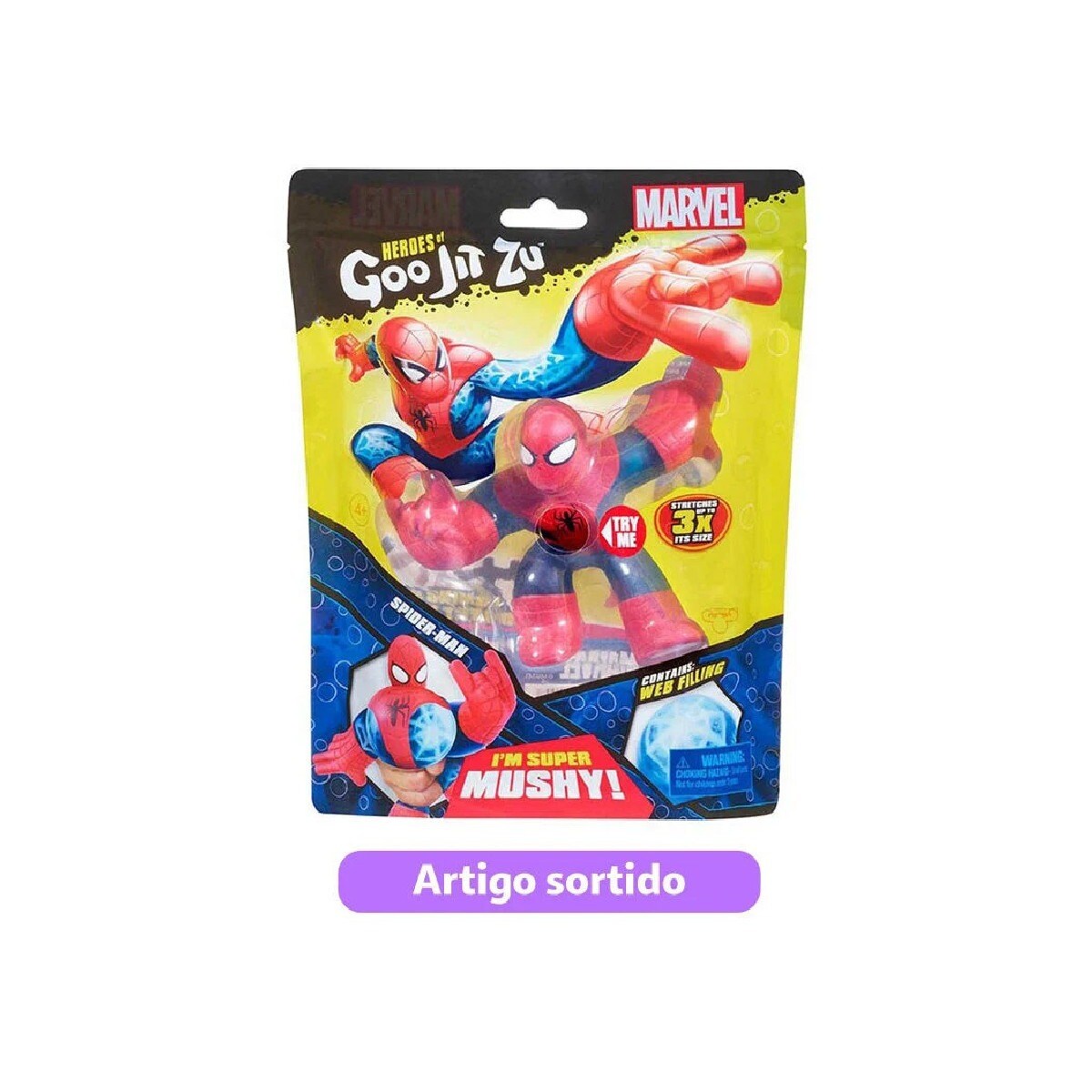 Goo Jit Zu - Figuras Marvel Glow Surge 1