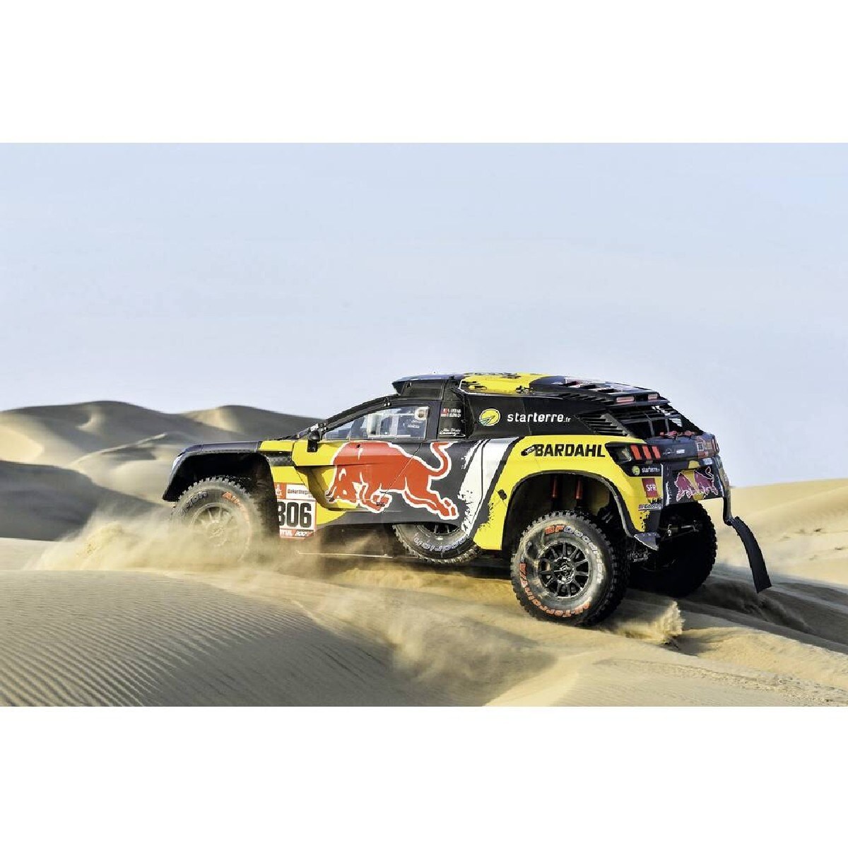 Carro telecomandado 1:16 Peugeot Rally 3008 DKR LOEB 19 RC Carson 8