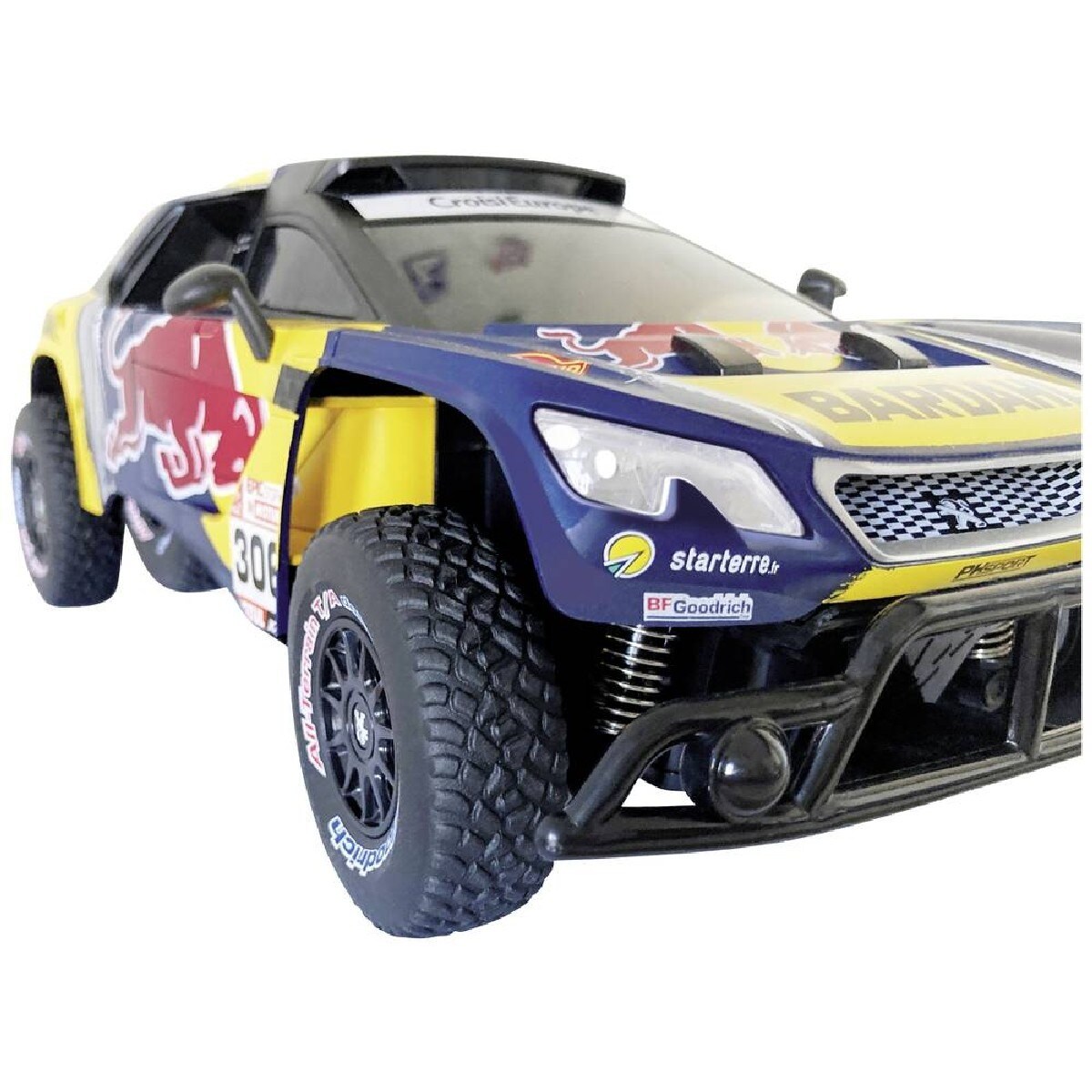 Carro telecomandado 1:16 Peugeot Rally 3008 DKR LOEB 19 RC Carson 5