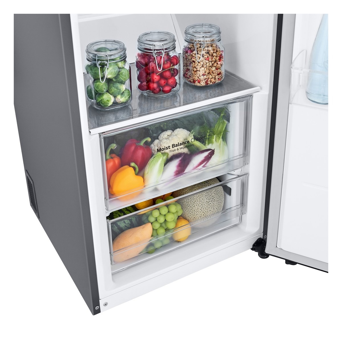 Frigorífico de 1 Porta LG GLE51PZGSZ No Frost e Door Cooling+™ de 186 cm - Shiny Steel Silver-7