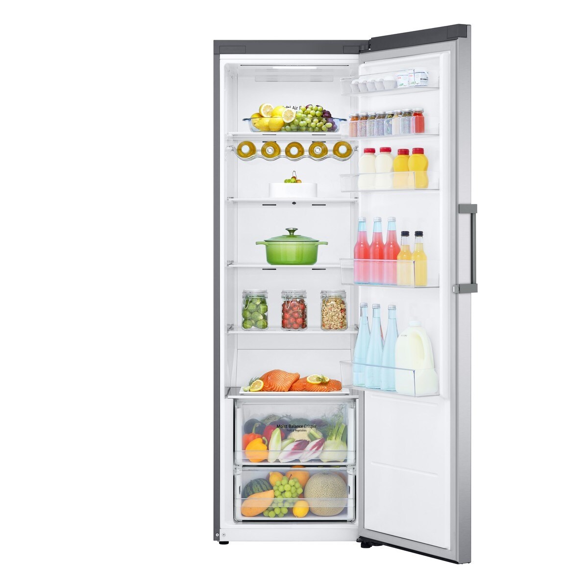 Frigorífico de 1 Porta LG GLE51PZGSZ No Frost e Door Cooling+™ de 186 cm - Shiny Steel Silver-3