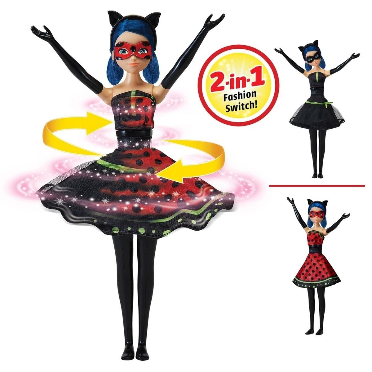 Miraculous Ladybug - Boneca Vestidos Surpresa 2