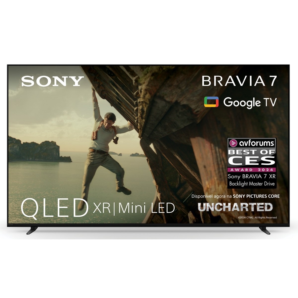TV Sony BRAVIA Mini LED 75" (189cm) 7 75XR70 4K HDR Google Smart TV, Funções para PS5, IMAX Enhanced, Dolby Vision Atmos, Chromecast, AirPlay 1