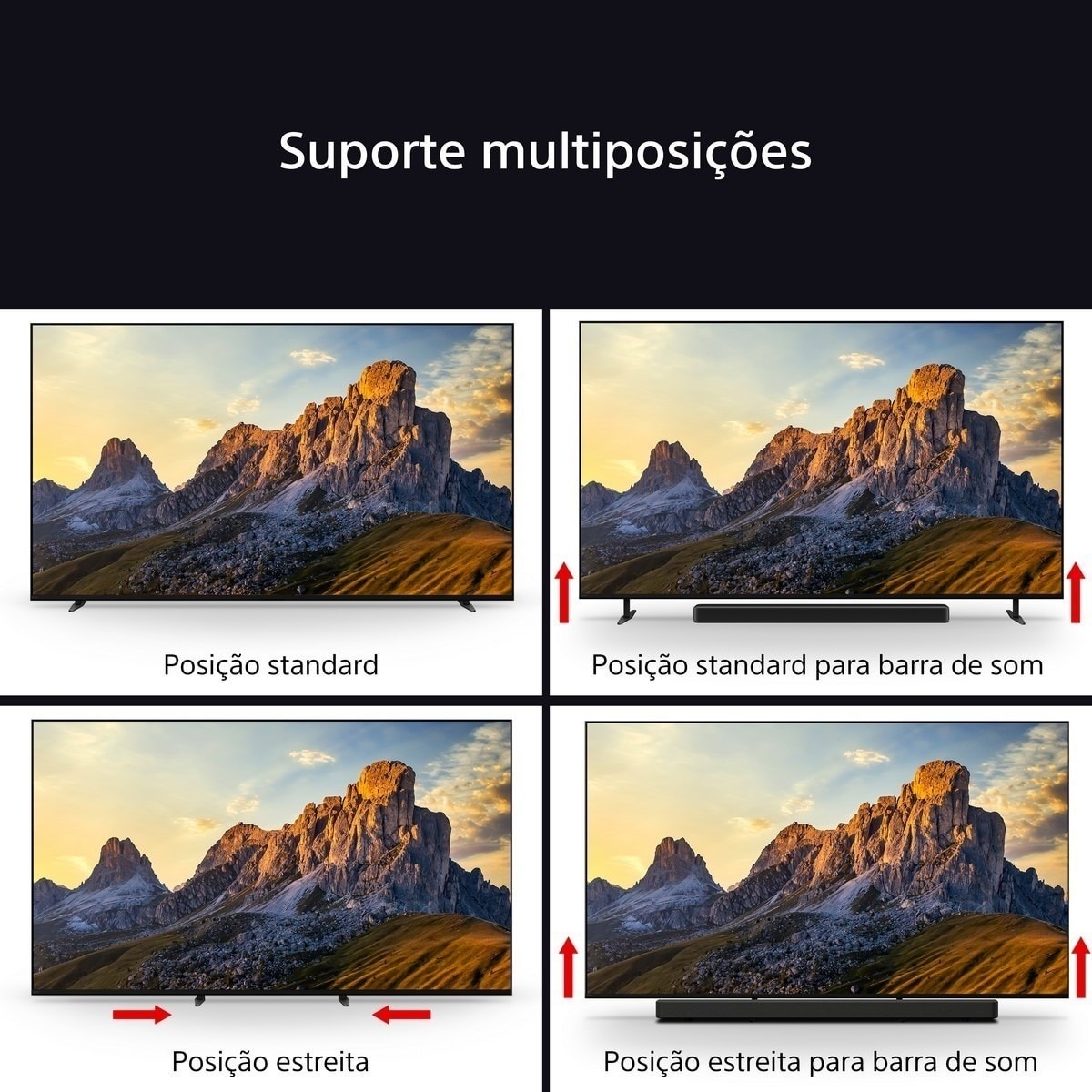 TV Sony BRAVIA Mini LED 75" (189cm) 7 75XR70 4K HDR Google Smart TV, Funções para PS5, IMAX Enhanced, Dolby Vision Atmos, Chromecast, AirPlay 11