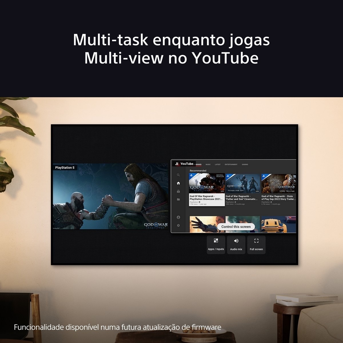 TV Sony BRAVIA Mini LED 75" (189cm) 7 75XR70 4K HDR Google Smart TV, Funções para PS5, IMAX Enhanced, Dolby Vision Atmos, Chromecast, AirPlay 13