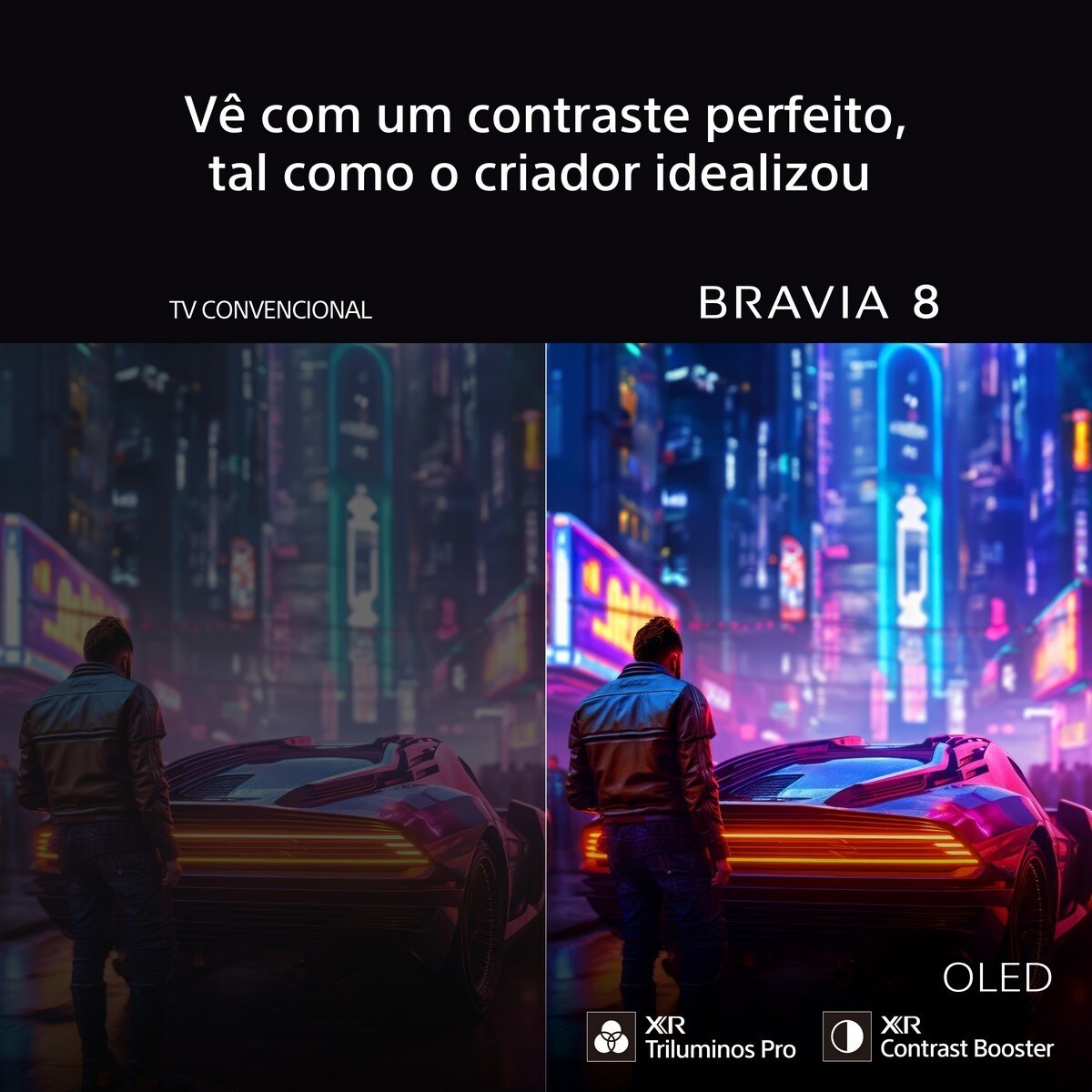 TV Sony Bravia 8 OLED 65" 65XR80 4K UHD Google TV 2024 5