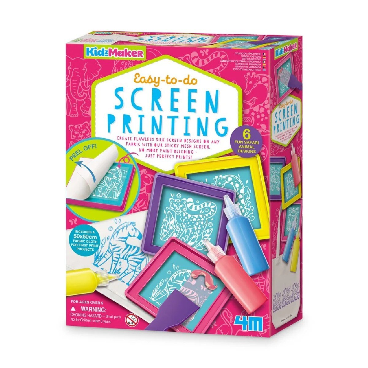 Serigrafia fácil de fazer 4M - KidzMaker 1