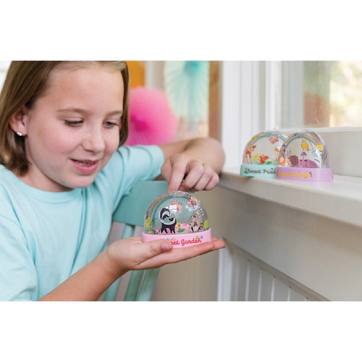 Arco-Íris KidzMaker Glitter Rainbow Snow Dome - 4M 5