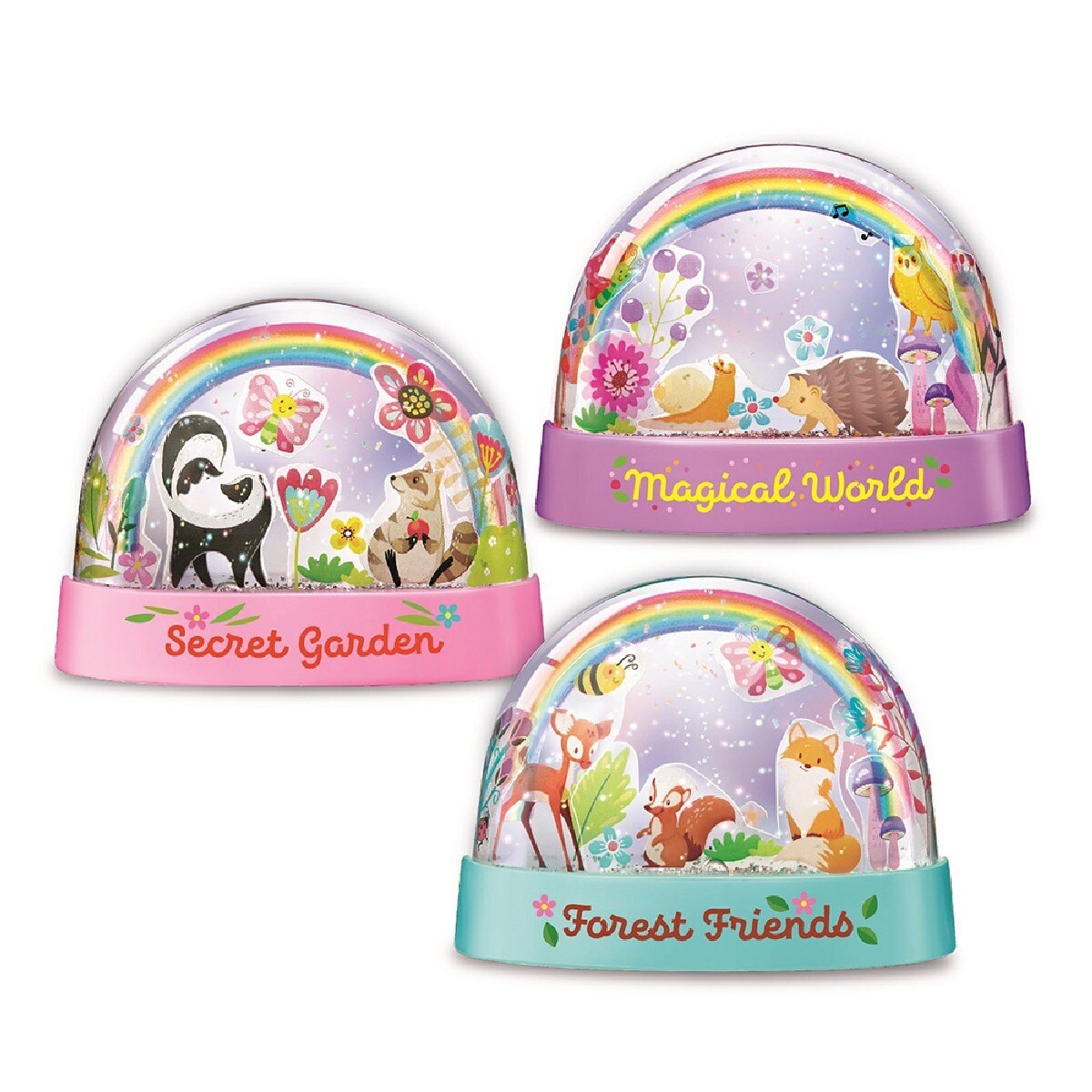 Arco-Íris KidzMaker Glitter Rainbow Snow Dome - 4M 2