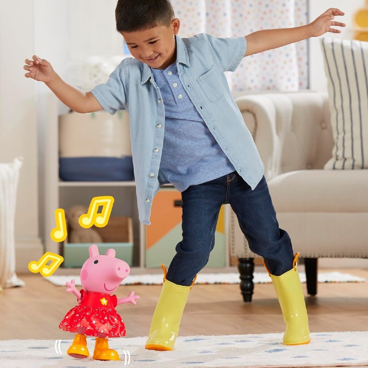 Boneca Peppa Pig Diversão nas Poças de Lama 6