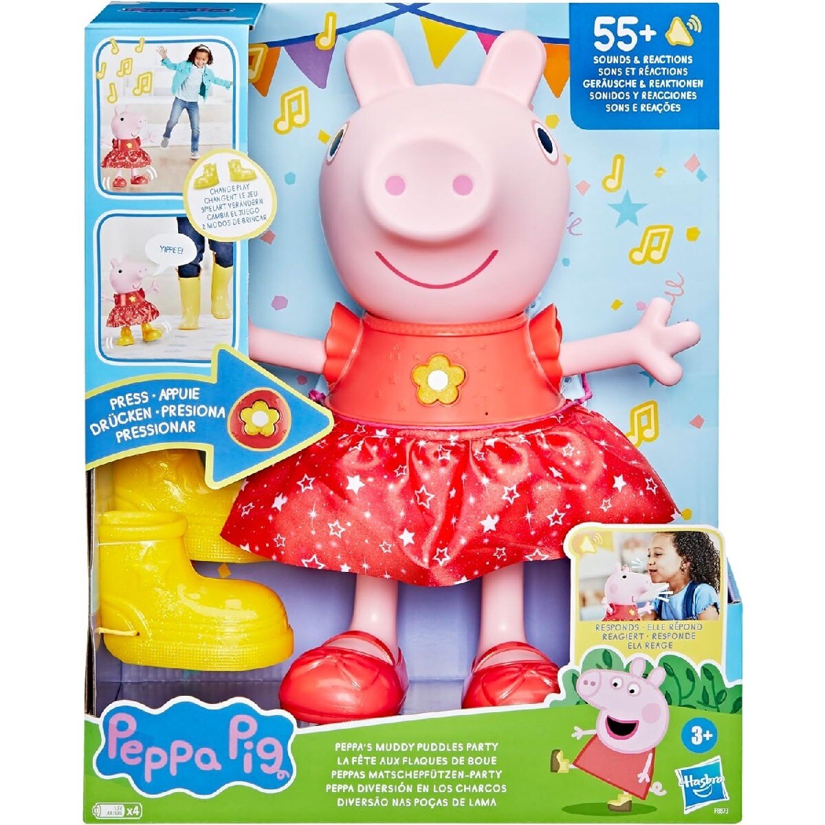 Boneca Peppa Pig Diversão nas Poças de Lama 2