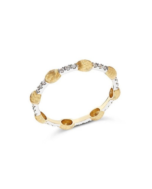 Imagem 0 de Anel "DANCING ÉLITE" com boules de ouro e diamantes