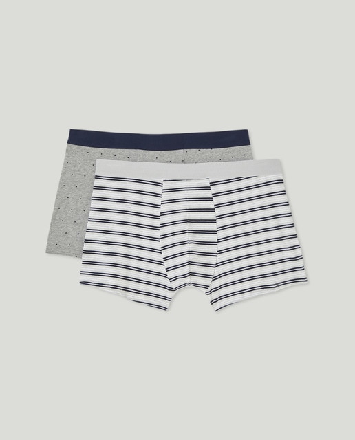 Imagen 0 de Pack de 2 boxers de punto fantasía hombre
