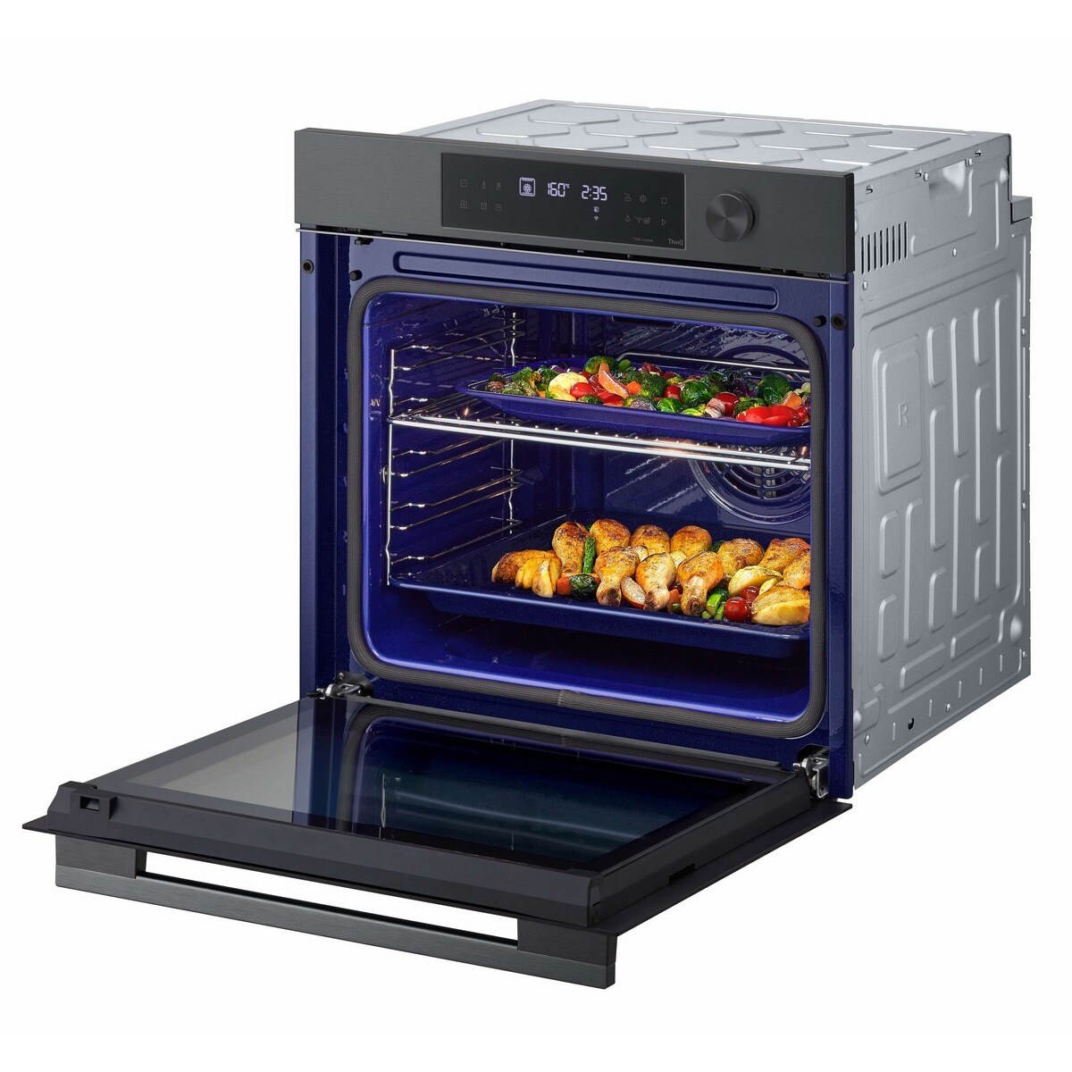 Forno Multifunções LG WS7D7631WB InstaView?, Pirolítico, EasyClean? e de 76 Litros - Peto e Inox Preto / Inox-7