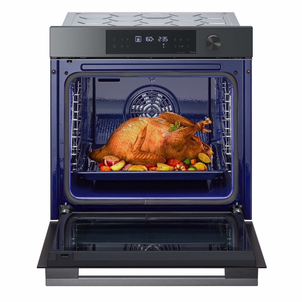 Forno Multifunções LG WS7D7631WB InstaView?, Pirolítico, EasyClean? e de 76 Litros - Peto e Inox Preto / Inox-3