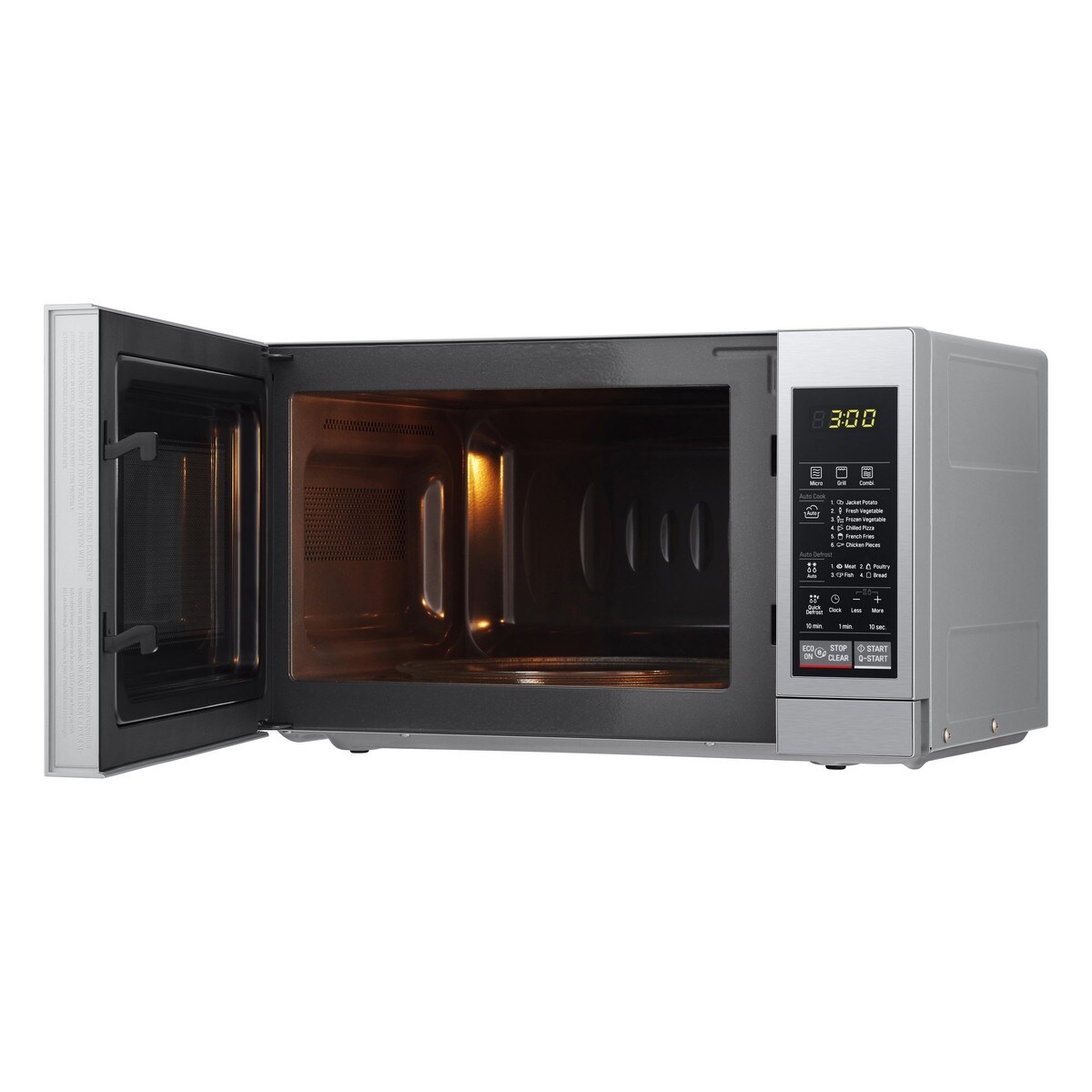 Micro-ondas com Grill LG MH6044V de 700 W NeoChef™, EasyClean™e Capacidade de 20 Litros - Inox Inox anti marcas-4
