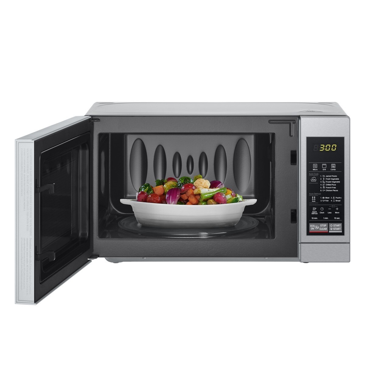 Micro-ondas com Grill LG MH6044V de 700 W NeoChef™, EasyClean™e Capacidade de 20 Litros - Inox Inox anti marcas-8
