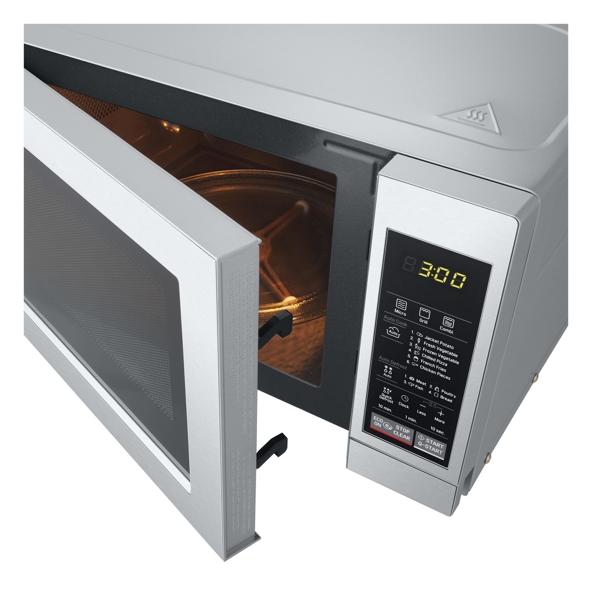 Micro-ondas com Grill LG MH6044V de 700 W NeoChef™, EasyClean™e Capacidade de 20 Litros - Inox Inox anti marcas-7