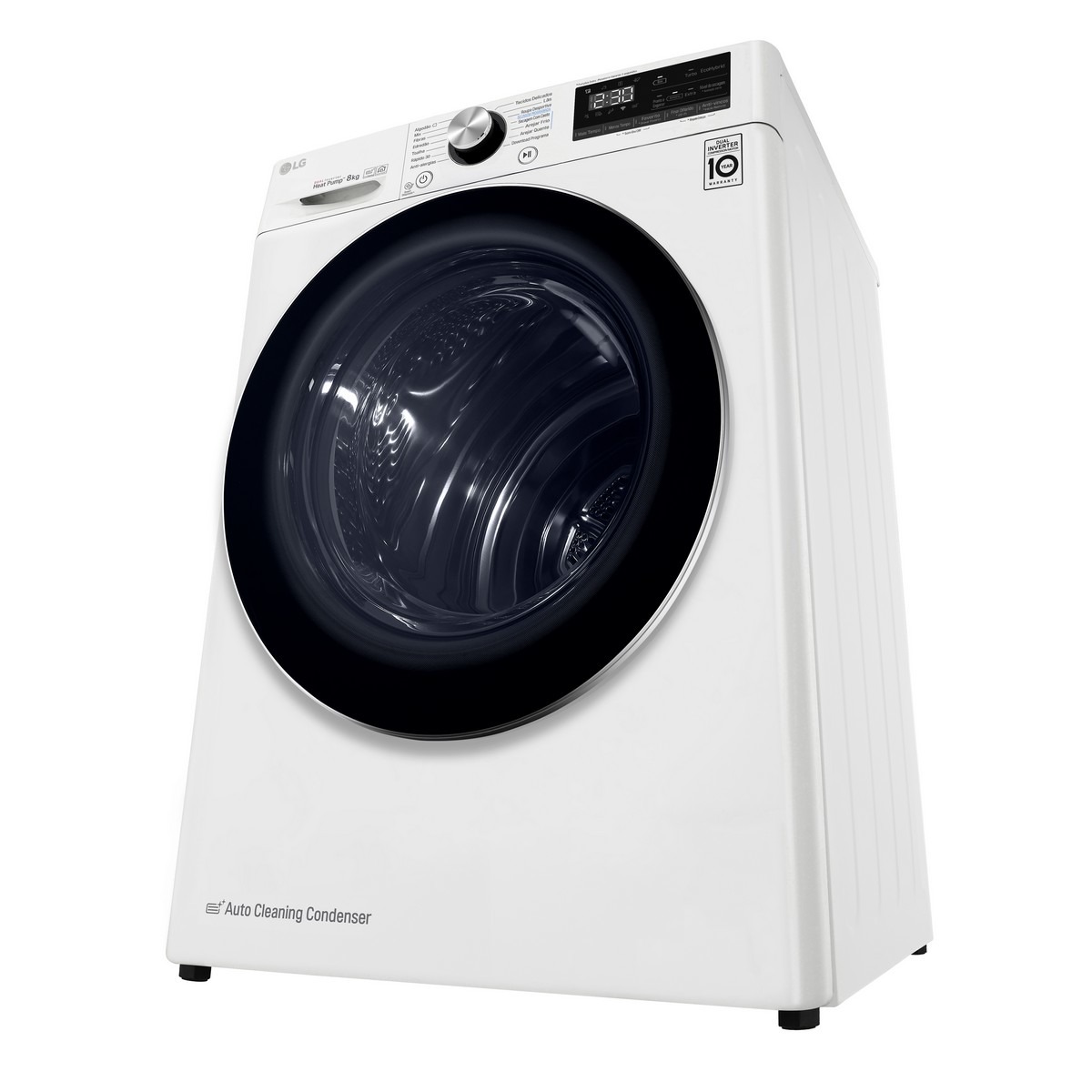 Máquina de Secar Roupa LG RC80V9AV2W Dual Inverter Heat Pump™ EcoHybrid™ de Condensação por Bomba de Calor de 8 Kg - Branco Branco-6