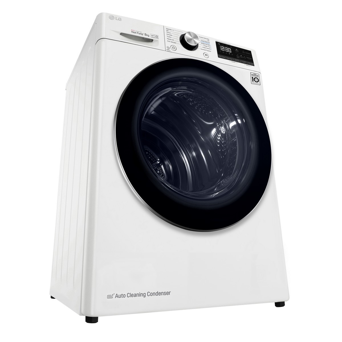 Máquina de Secar Roupa LG RC80V9AV2W Dual Inverter Heat Pump™ EcoHybrid™ de Condensação por Bomba de Calor de 8 Kg - Branco Branco-5