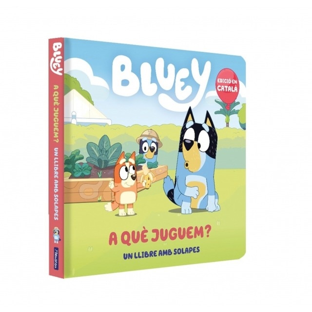 Imagen 0 de Bluey. Llibre de cartró amb solapes - A què juguem?
