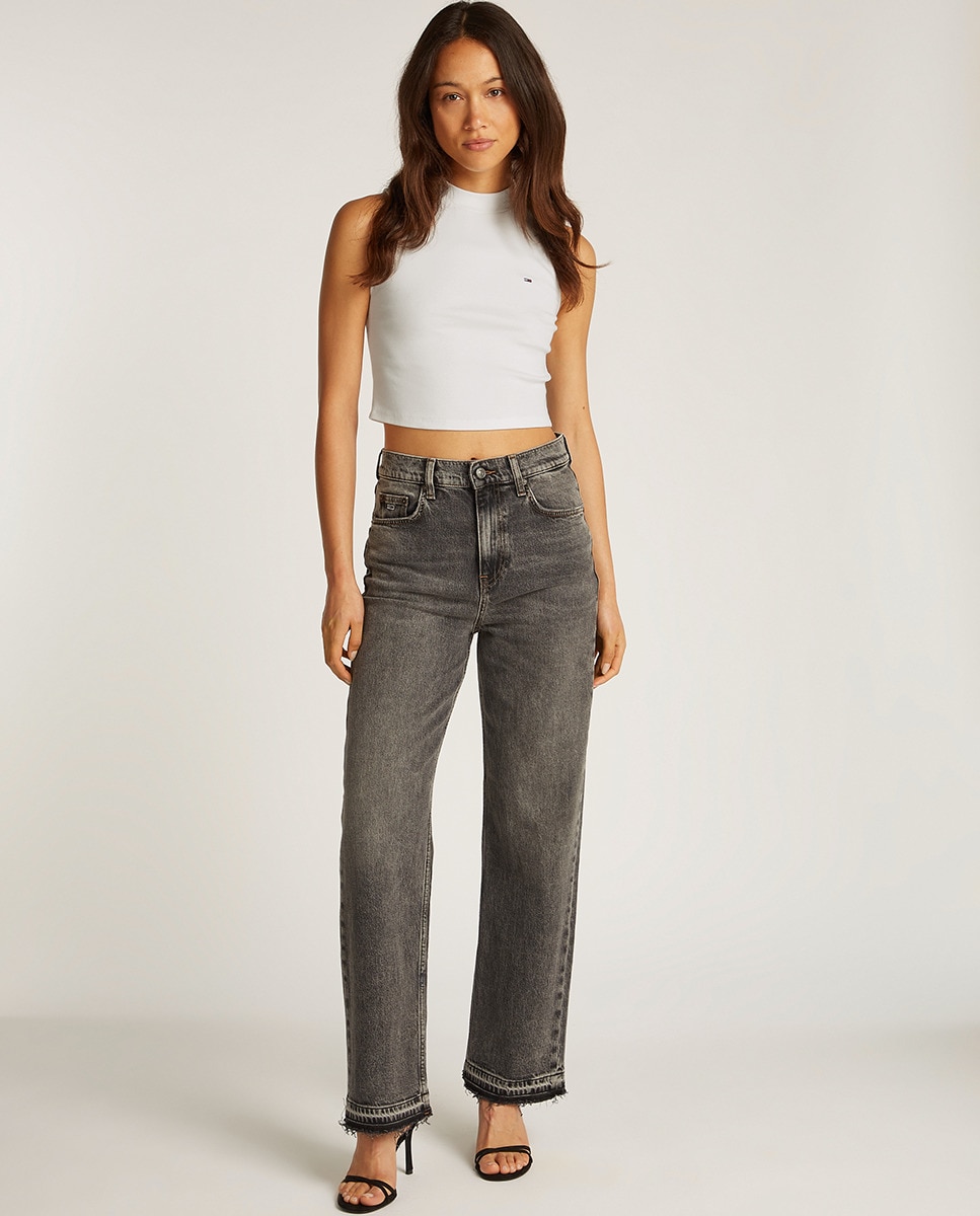 Top Slim Fit sem Mangas Cru-7