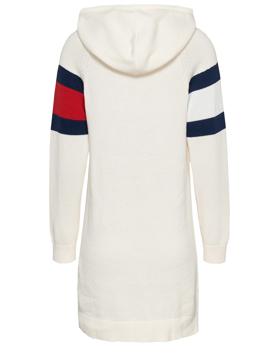 Vestido estilo sweatshirt com capuz Cru-5