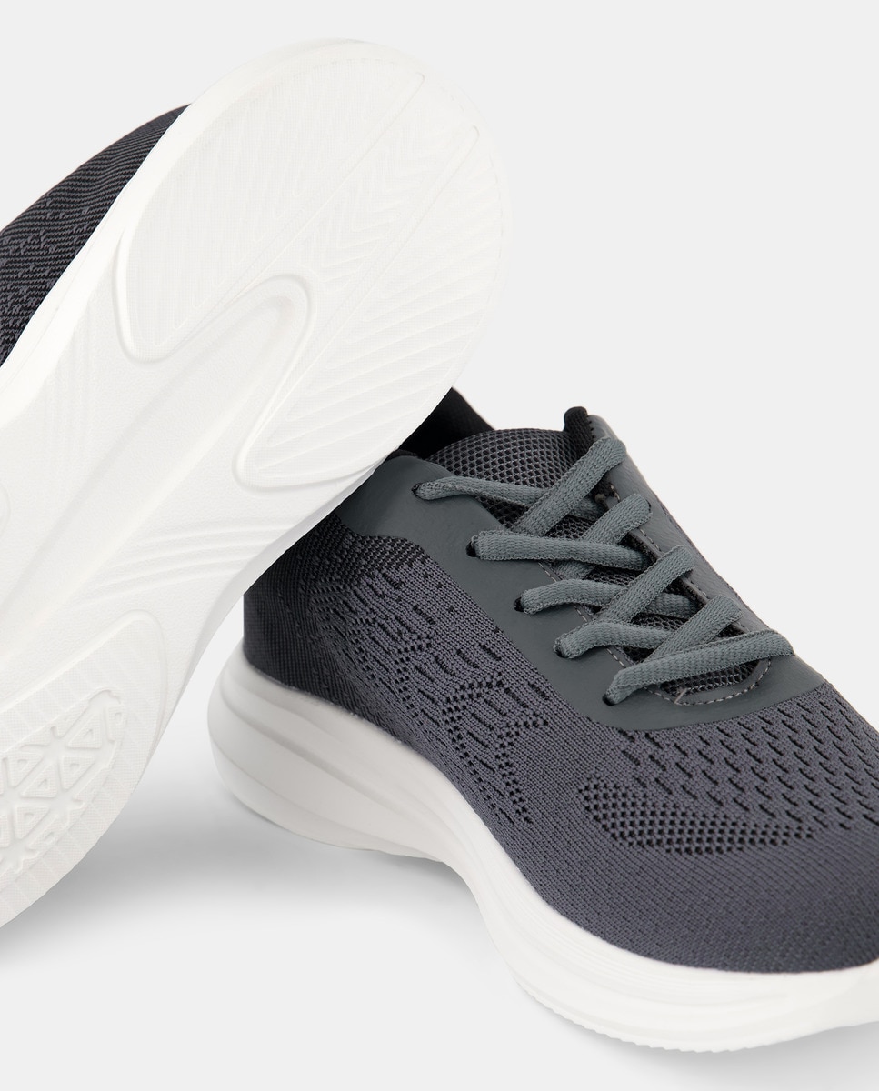 Zapatilla deportiva Gris-5