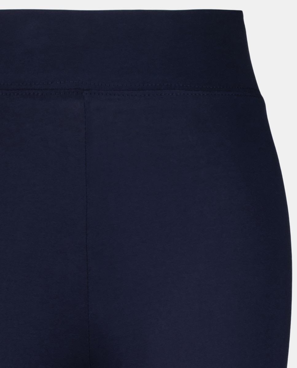 Legging de mujer básico liso Azul marino-5