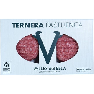 burger meat de Ternera Pastuenca certificada 2 unidades bandeja 280 g - Valles Del Esla