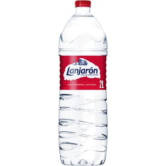 agua mineral natural botella 2 l - Lanjaron