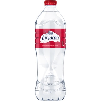 agua mineral natural botella 1 l - Lanjaron