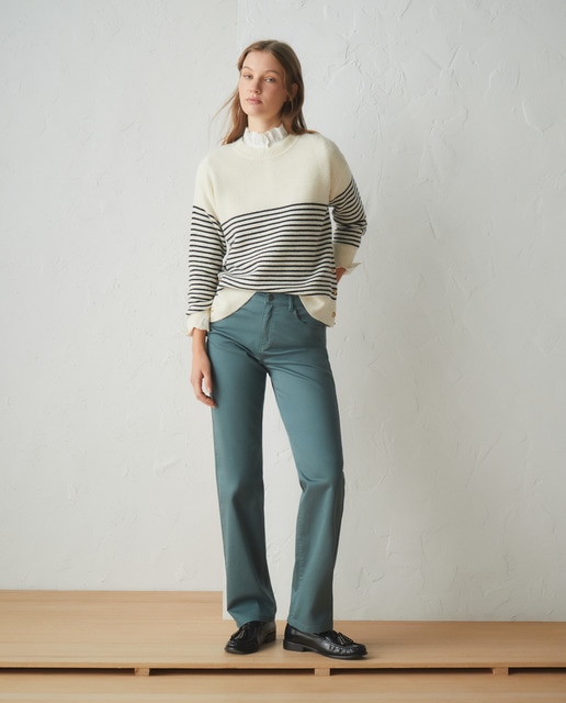 Imagen 0 de Pantalón básico de mujer de tipo recto
