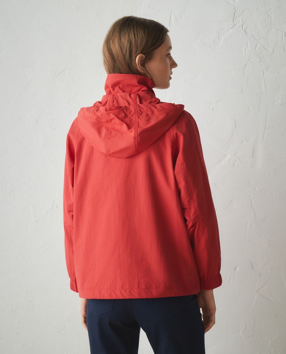 Parka Ligeira Curta 600 Vermelho-6