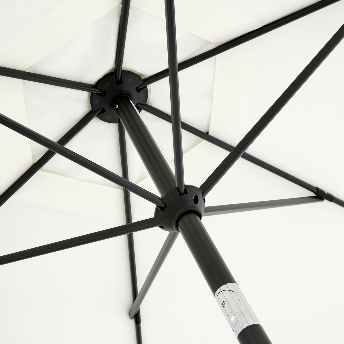 Parasol redondo Amalfi El Corte Inglés Azul / Blanco-5