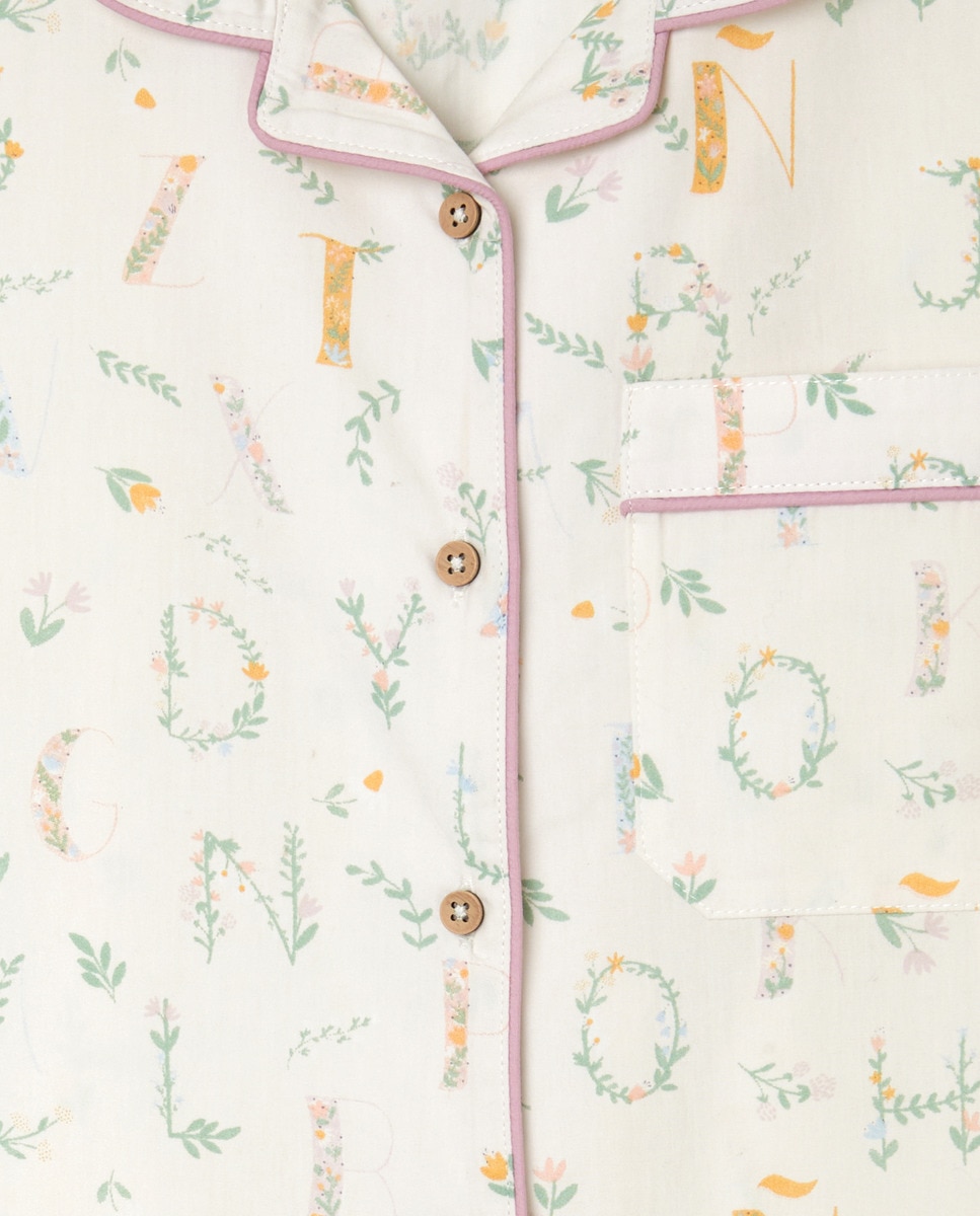 Pijama Curto Rosa-5