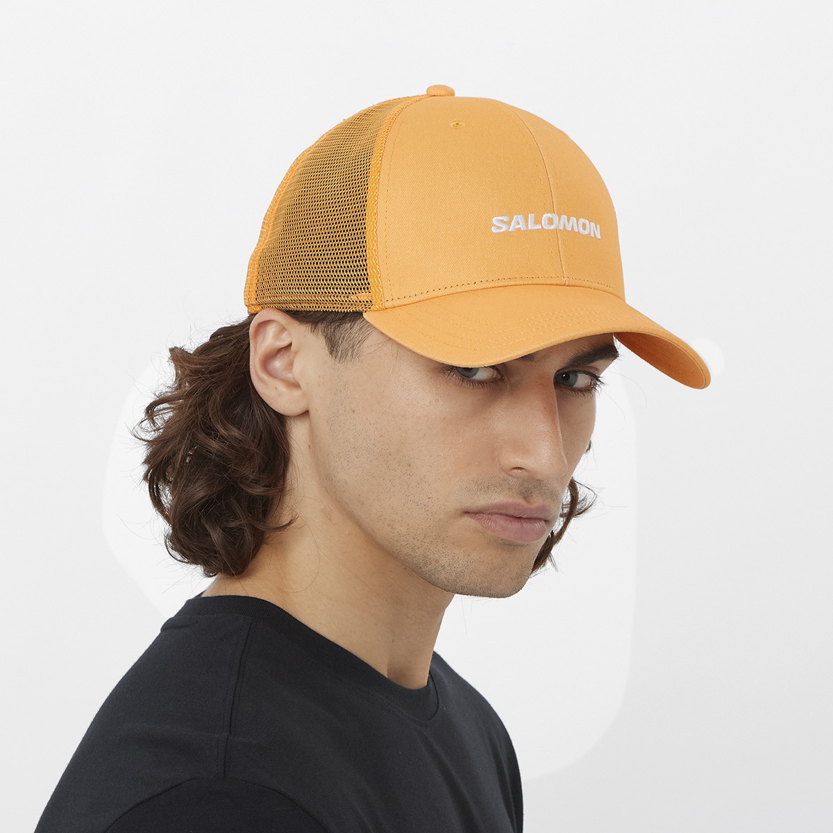 Boné Unissexo Cap Trucker Laranja-2