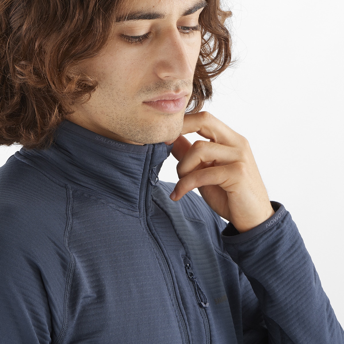 Imagen 4 de Chaqueta con capucha de hombre ESSENTIAL LIGHTWARM Salomon - Gris Gris