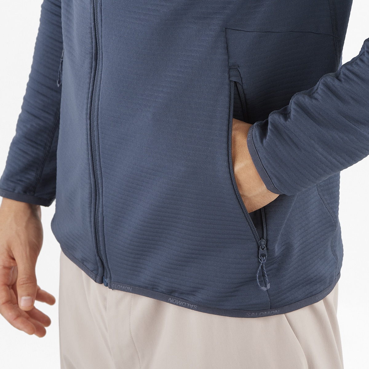 Imagen 5 de Chaqueta con capucha de hombre ESSENTIAL LIGHTWARM Salomon - Gris Gris