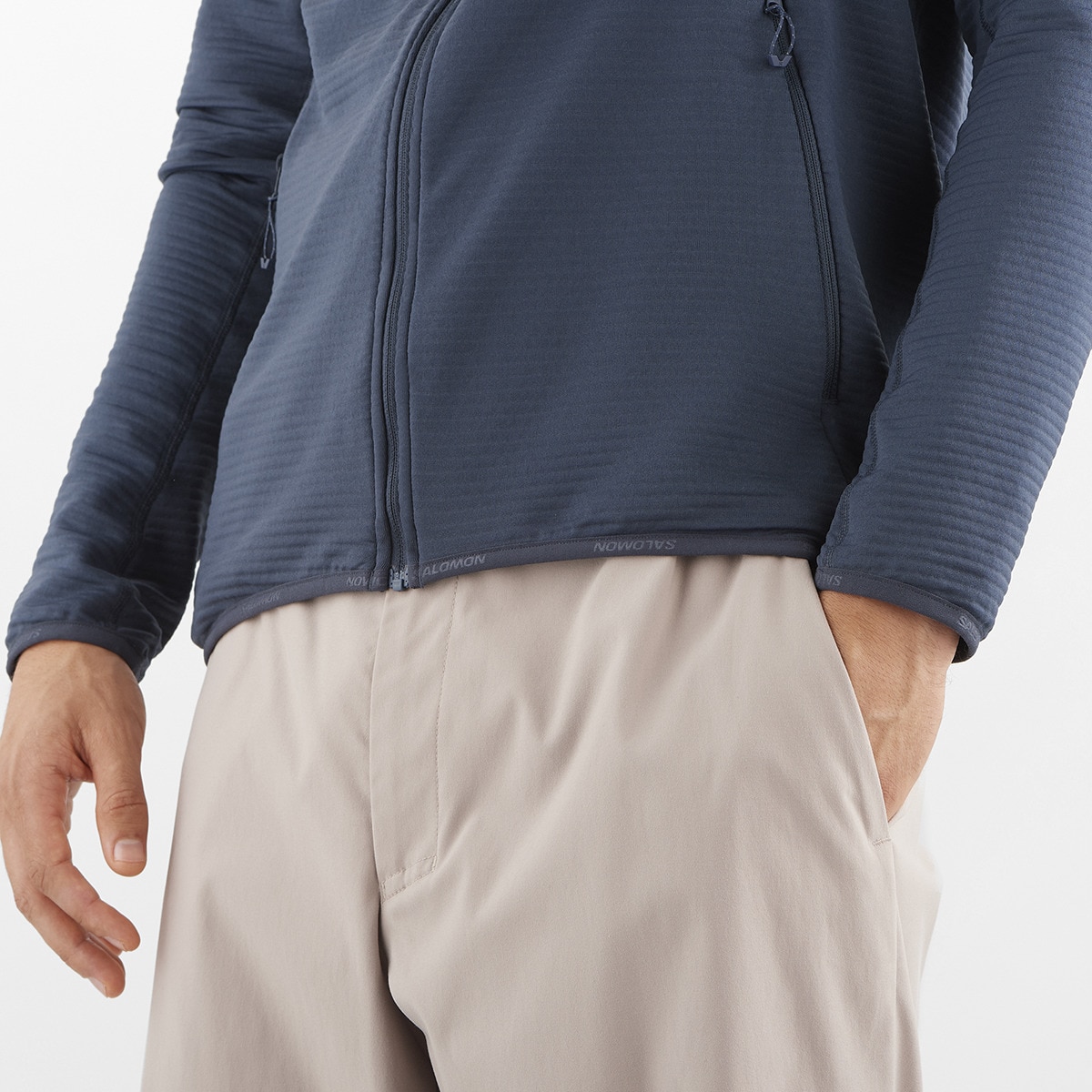 Imagen 6 de Chaqueta con capucha de hombre ESSENTIAL LIGHTWARM Salomon - Gris Gris