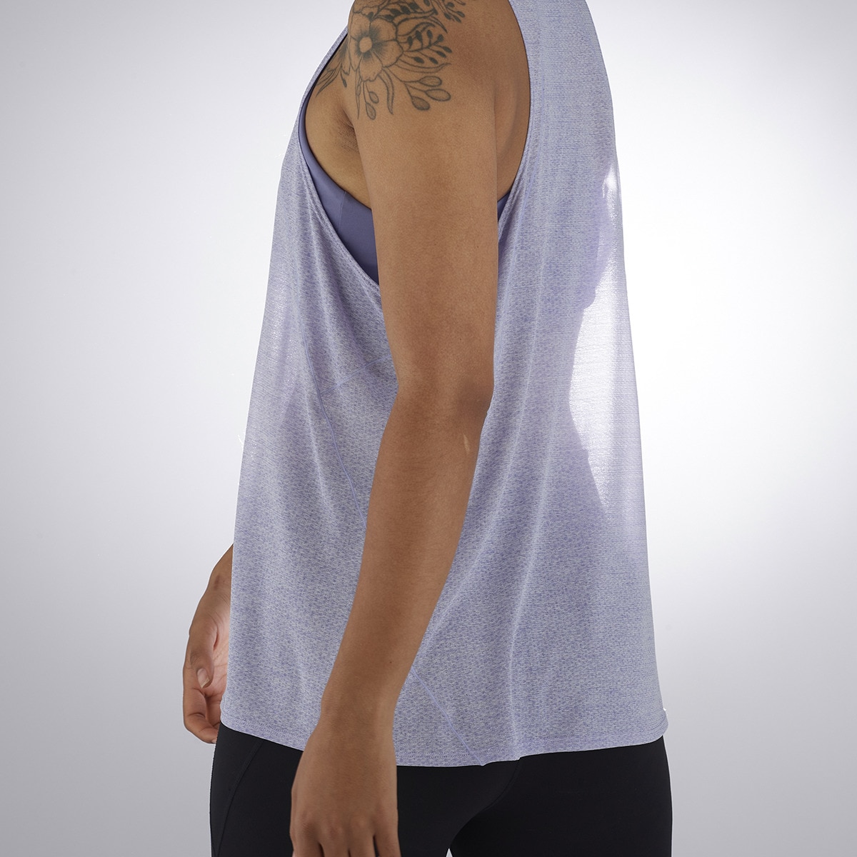 T-shirt sem Mangas SHKout Air Roxo-3